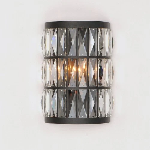 Maxim Madeline 10 3/4" High Black Wall Sconce - Picture 1 of 5