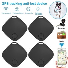 4pcs/set GPS Tracker Wireless Bluetooth Anti-Lost Wallet Key Pet Locator Finder