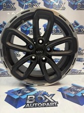 2011-2017 Mini Cooper Contryman Wheel 17x7 5 Twin Spoke Black Rim Oem
