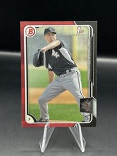 2015 Bowman Prospects Asia Black-Red #BP45 James Dykstra 1st CHI White Sox