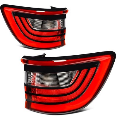 For 14-25 Dodge Durango Pair Outer Full LED Tail Lights Assembly Left+Right
