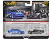 Hot Wheels Premium '94 Nissan Primera + Nissan R390 GT1 HRR74 New Set Die C