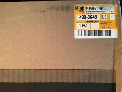 Neu Original CAT Caterpillar Luftfilterelement 490-3648 4903648