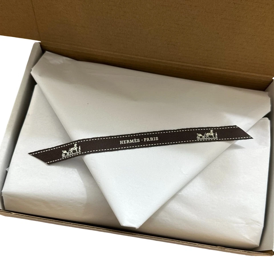 Auténtica corbata HERMES Paris para hombre 100 % seda azul verde caballo ecuestre 7238 EA Foto 3 de 4