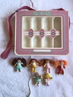 1984 Cabbage Patch Brag Bag and Strap + 10 PVC Figures Lot! VINTAGE RARE!