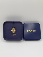 Fossil Women's Watch Ring Two-Hand Gold-Tone Stainless Steel 15mm - Yellow