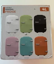 New Mini Fridge Cooler and Warmer for Skincare 4Liter/6Can. OPEN BOX FREE SHIP