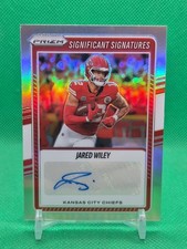 2025 PRIZM FOOTBALL- JARED WILEY- SILVER PRIZM AUTO- CHIEFS