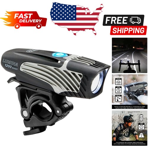 Compact Lumina 1200 Bike Light - Strong 1200 Lumens, Ideal for Night Cycling