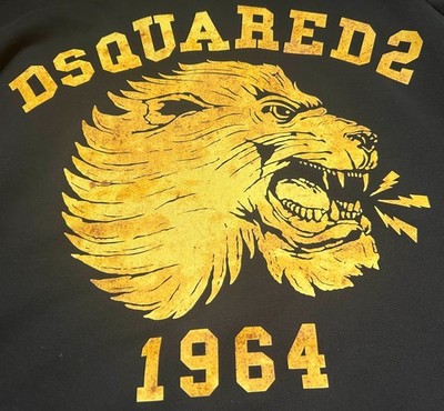 DSQUARED2 HOODIE WITH LION SIZE M/L