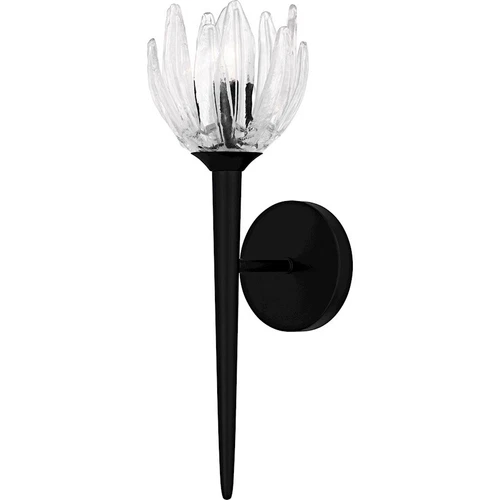 Quoizel Shea 1Light Wall Sconce, Matte Black/Glass - SHA8806MBK - Picture 1 of 1