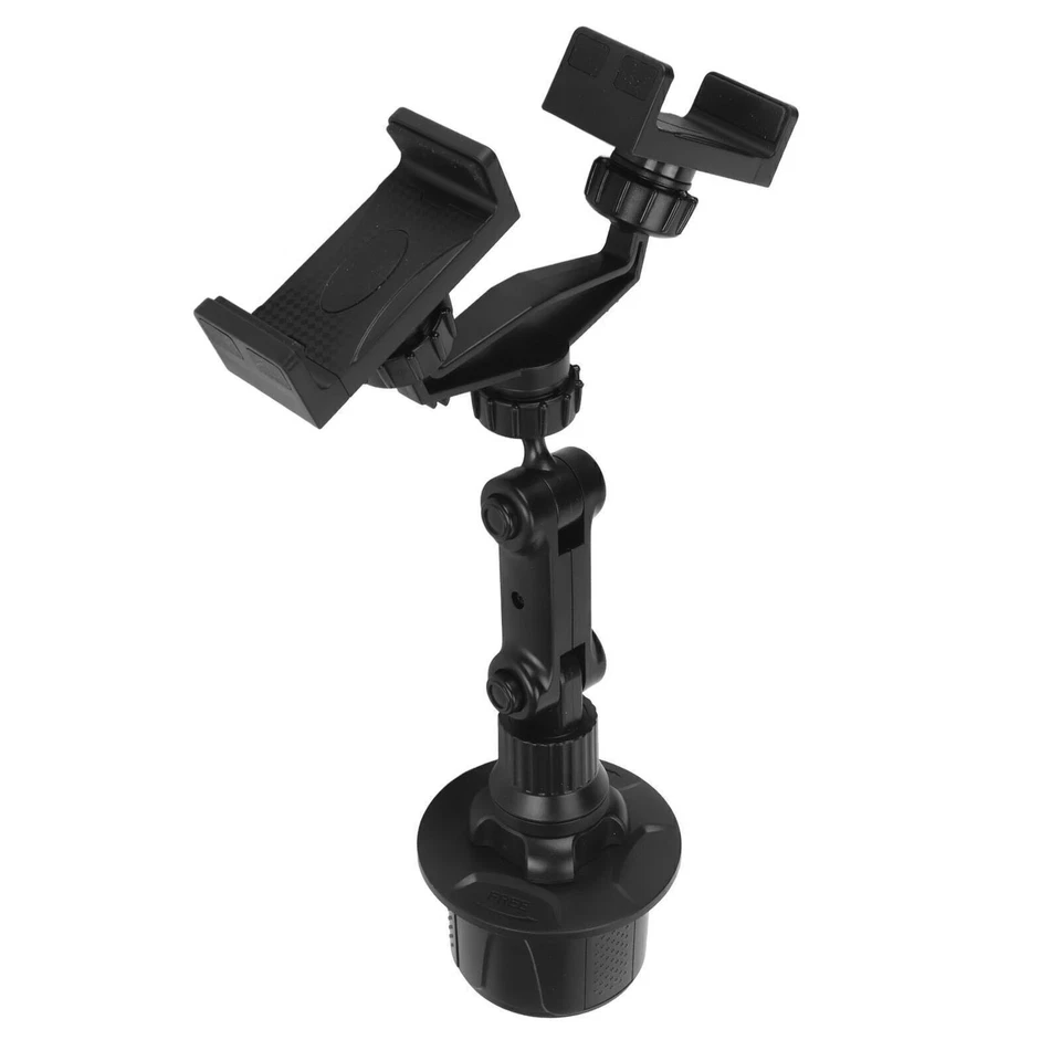 Car Cup Phone Holder 360 Degree Rotation Universal Adjustable Cup Holder Phone - Image 2 of 4