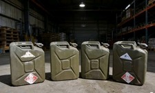 Jerrycan X4 Pack 20ltr Ex Military. Used But Good Condition.