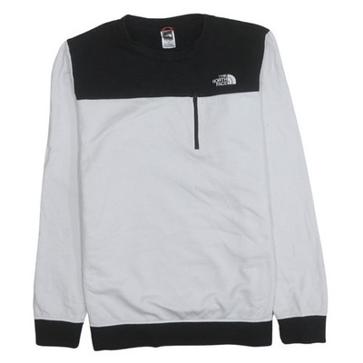 The North Face Herren Weiß Schwarz Pullover Sweatshirt L Outdoor