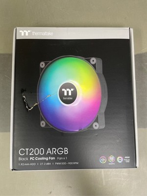 Thermaltake CT200 ARGB PWM Fan Single Pack, PWM Controlled 500~900 rpm, 5V Mothe
