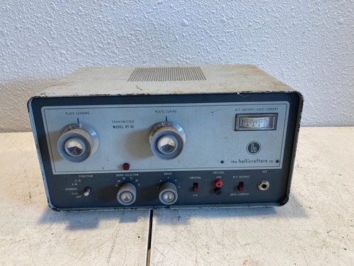 Hallicrafters HT-40 Tube Ham Radio Transmitter Used