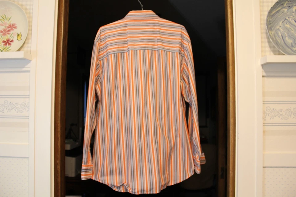 Michael Austin long sleeve large button down shirt - Image 2 of 4