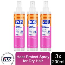 VO5 Heat Protect Styling Spray, 3 Packs of 200ml
