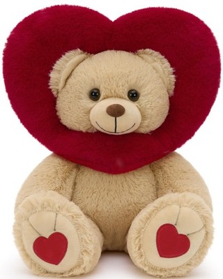 MaoGoLan Valentines Teddy Bear Plush with Heart-Shaped Hood,Adorable and Soft...