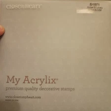 Close to My Heart Acrylix Stamp Set Sweet And Lovely Cricut Bundle