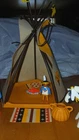 Vintage PLAYMOBIL 3871 NATIVE TEEPEE NEARLY COMPLETE SET