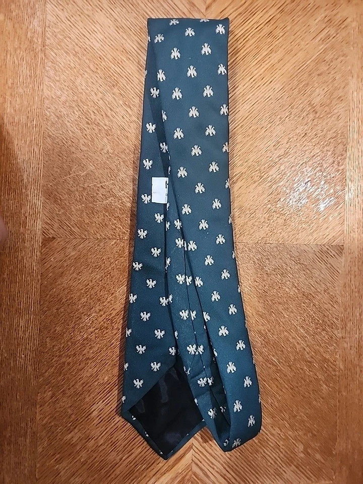 Corbata para hombre Hickok by Le-Bils abstracta águila poliéster hecha en EE. UU. Foto 3 de 4