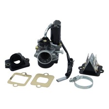 Produktbild - Piaggio TPH Typhoon Vergaser-Set: Sport 17,5mm E-Choke + Ansaugstutzen + Membran