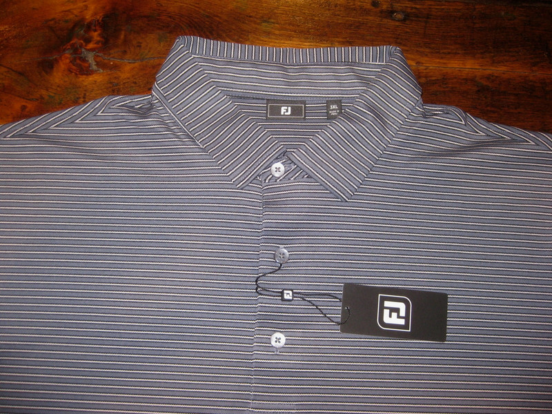 NWT Men's FOOTJOY MultiStripe Pique Golf Polo - Style #32360 - 3XL
