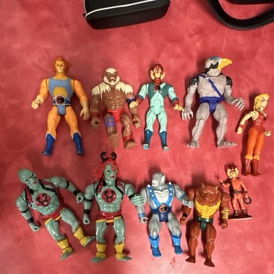 ThunderCats Mixed Lot 10 Loose Plastic Action Figures Lion-O & Assorted