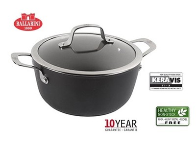 Ballarini Alba Pfanne 24 cm Antihaft Titan 5-lagig