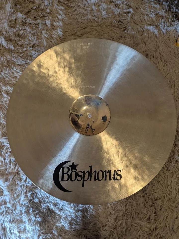 Platillo Bosphorus Doron Giat 19 Crash casi nuevo hecho a mano jazz tono oscuro Foto 2 de 4
