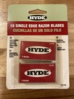 HYDE 13110 Razor Blade, Single-Edge Blade, Steel Blade