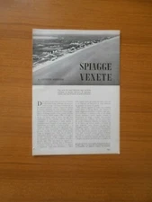 1958 BEACHES VENETIAN LIDO JESOLO CHIOGGIA LIGNANO VENICE GULF TRIESTE SEA SPY
