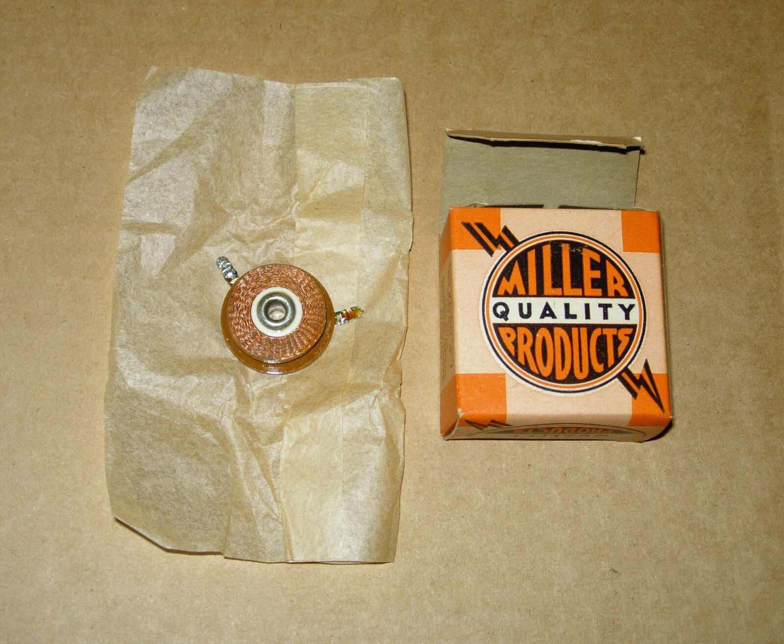 VINTAGE NOS MILLER 660 RF CHOKE 7.5 MH 125 MA RADIO REPAIR PARTS