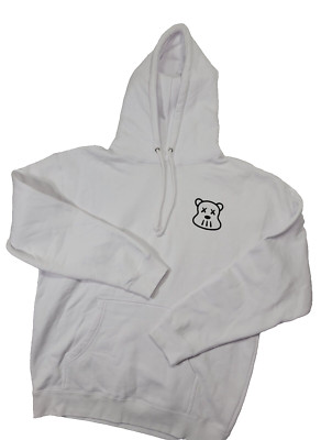 Hype Bears  Hoodie White Size LARGE   EUC
