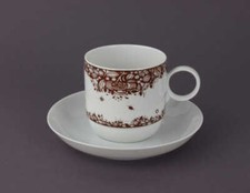 Rosenthal Duo Ornamentic Ambrogio Pozzi Kaffegedeck 2-teilig