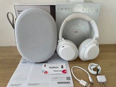 SONY WH-1000XM4 Silent White Limited Wireless Noise Canceling Headphones  w/Box | eBay