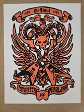Tom Petty Pearl Jam 2006 St Paul MN Concert Poster Ames Bros Silkscreen Print