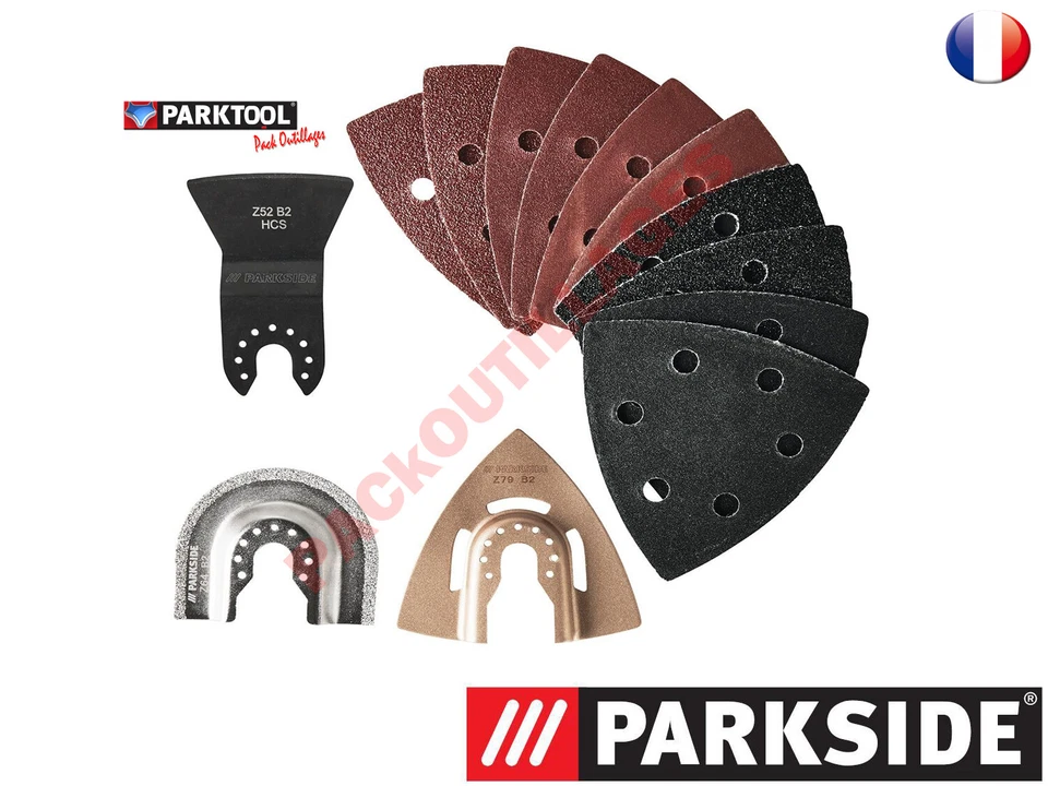 PARKSIDE® Accessoires pour outil multifonction 13pcs Rénovation de salle de bain