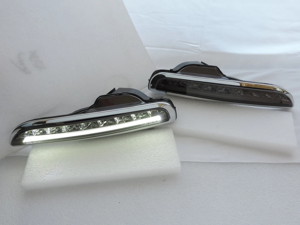 NUEVO LED diurno DRL parachoques luz de conducción humo para ~ 2005 ~ 2008-Porsche Boxster-987 Foto 2 de 4