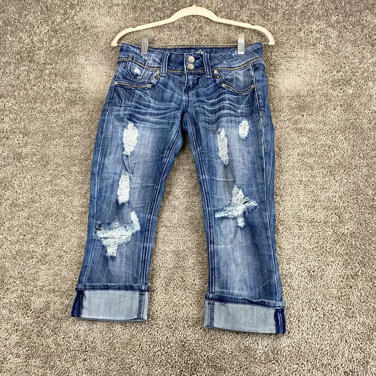 Almost famous store capri jeans