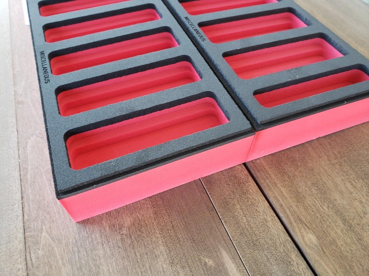 Snap-on Tools 2pc FOAM ORGANIZER TRAY for 3/8