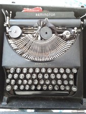 Antique Vintage Remington Type Writer as found condition near working condition thumbnail