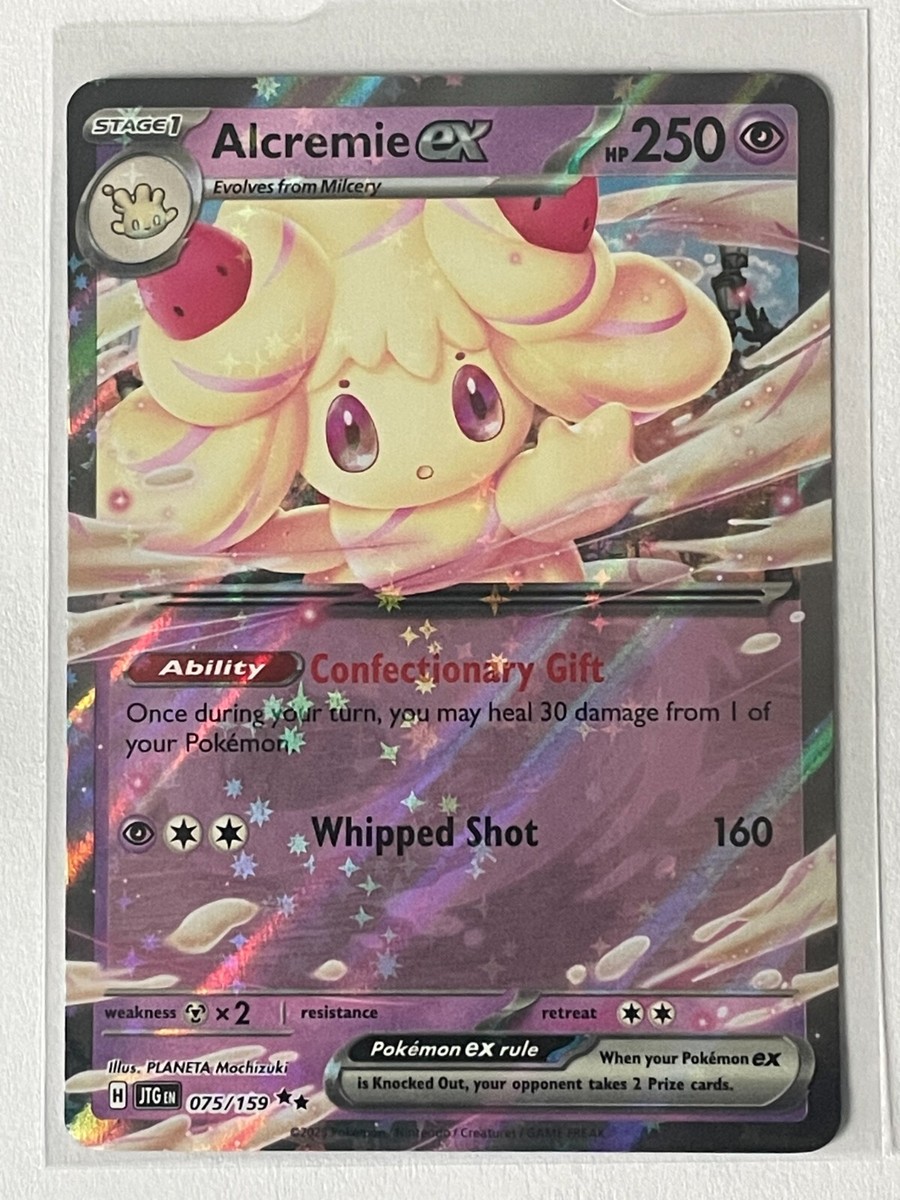 Alcremie ex 075/159 Double Rare Pokemon 2025 Journey Together