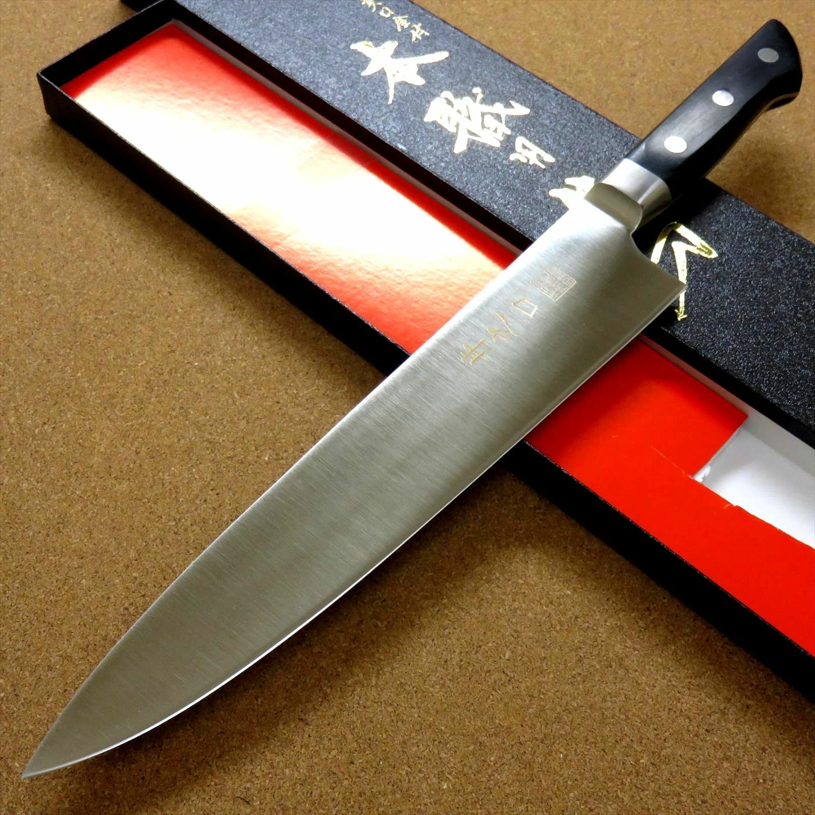 Japanese Kitchen Gyuto Chef's Knife 260mm 10 inch Universal Meat Fish SEKI JAPAN
Opens in a new wind