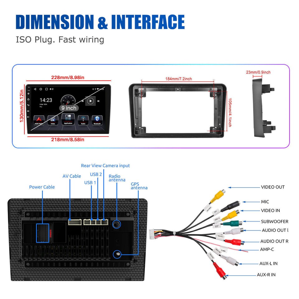 Car Stereo For Audi A3 8p 20032013 Apple CarPlay Android13 Head Unit
