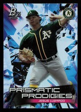 2019 Bowman Platinum Prismatic Prodigies Jesus Luzardo #PPP-9 Oakland Athletics