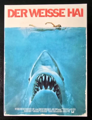 Blu-ray ++ DER WEISSE HAI (JAWS) - Tape-Edition VHS ++ OVP ++ 50 Jahre - Bild 1 von 2