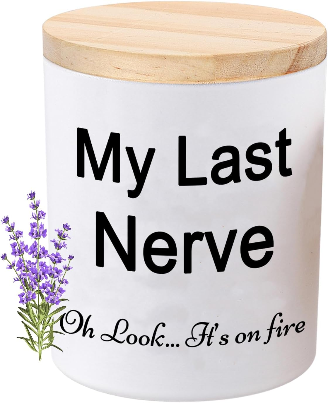 Candles Gifts for Women Funny Unique Novelty My Last Nerve Candle Christmas Birt-image