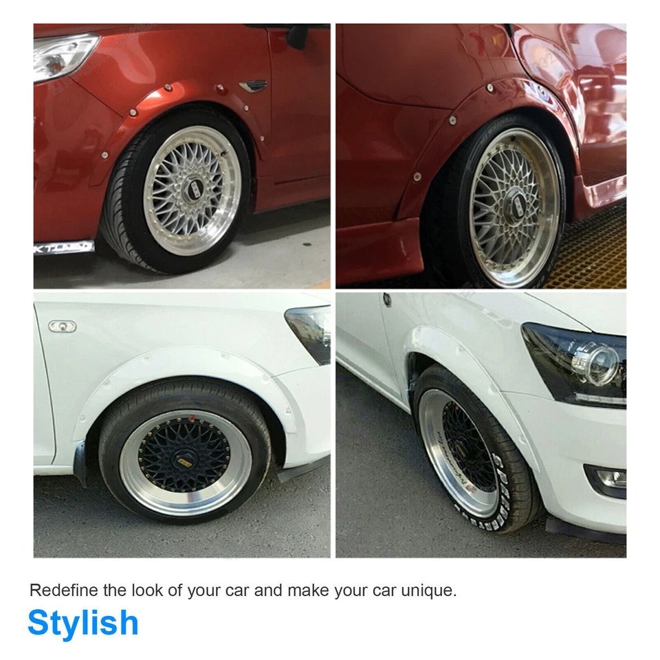 35" For Ford Ranger 4.5" Fender Flares Extra Wide Flexible Wheel Arch Body Kit Foto 4 de 4